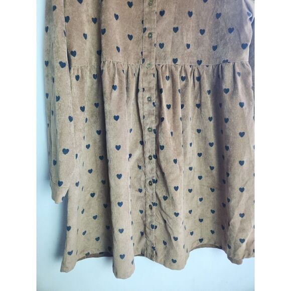 Umgee Brown Corduroy Dress Size Medium EUC - Picture 7 of 9